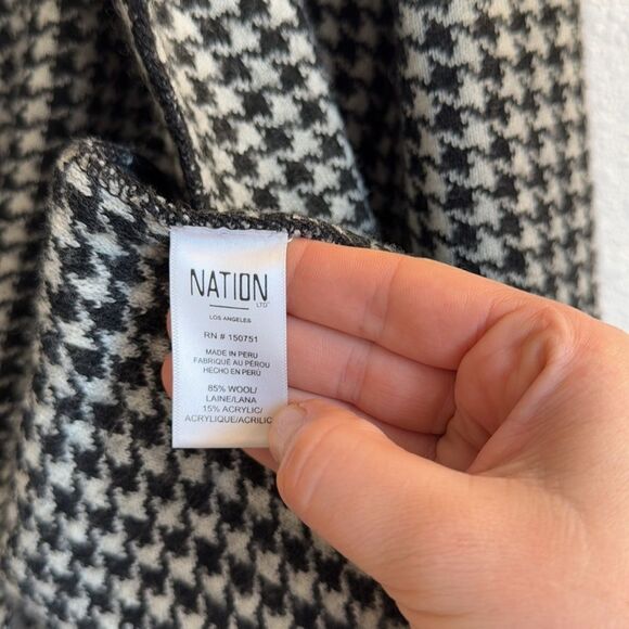 Nation LTD houndstooth wool soft blazer - Picture 6 of 7